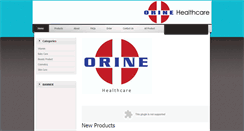 Desktop Screenshot of orinehealthcare.com